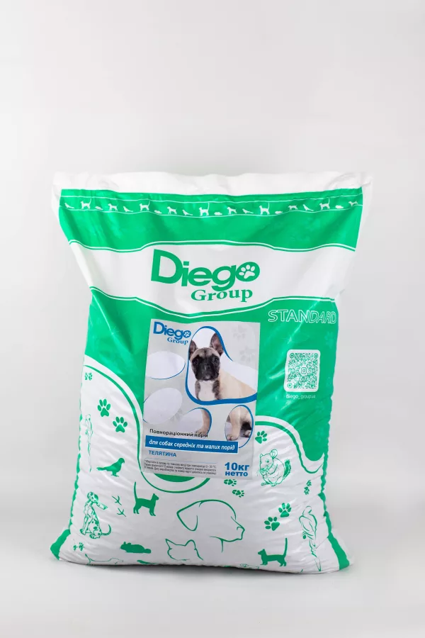 Diego для собак малих і середніх порід з телятиною 1 1 scaled